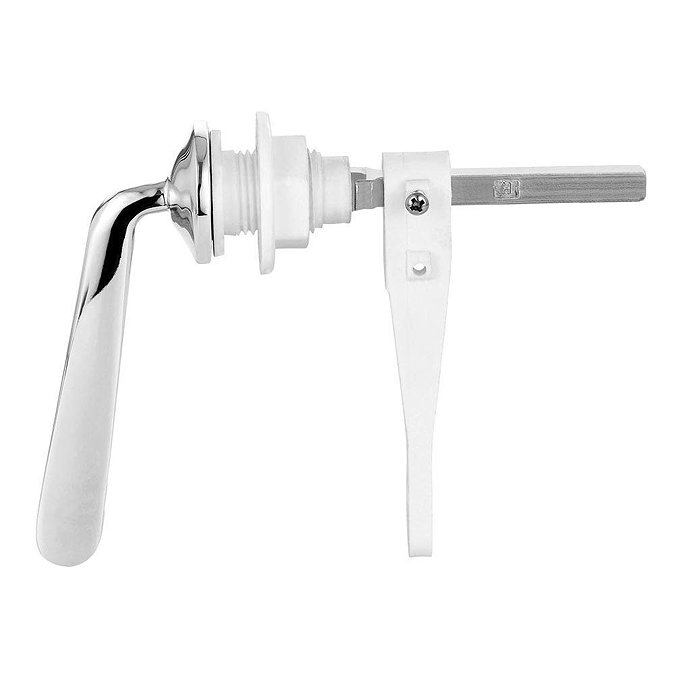 Rydal Chrome Traditional Cistern Lever  Profile Large Image