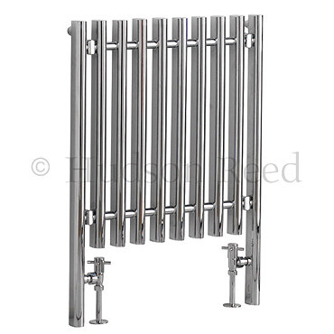 Hudson Reed Rydal Designer Radiator - Chrome - HL339 Profile Large Image