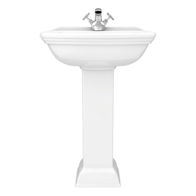 Rydal Traditional Basin + Pedestal (1 Tap Hole)  Feature Large Image
