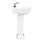 Rydal Traditional Basin + Pedestal (1 Tap Hole)  Standard Large Image