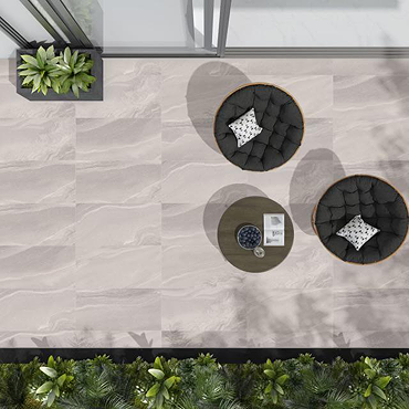 Sabio Outdoor Beige Stone Effect Floor Tile - 400 x 800mm