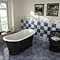 Sail Dark Blue Glazed Wall and Floor Tiles - 223 x 223mm  Profile Large Image