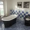 Sail Dark Blue Glazed Wall and Floor Tiles - 223 x 223mm Profile Large Image