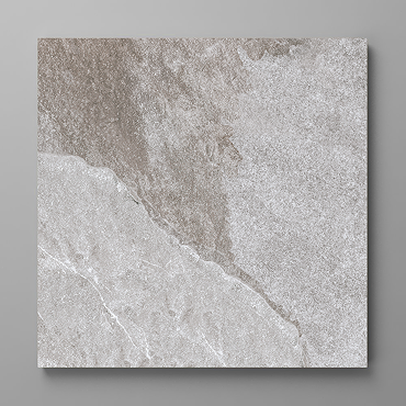 Salvo Grey Stone Effect Rectified Wall and Floor Tiles - 600 x 600mm