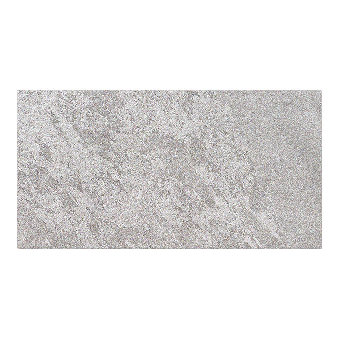 Salvo Grey Stone Effect Rectified Wall and Floor Tiles - 316 x 608mm