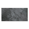Salvo Large Format Black Stone Effect Wall and Floor Tiles - 600 x 1200mm