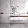 Salvo White Stone Effect Wall and Floor Tiles - 316 x 608mm