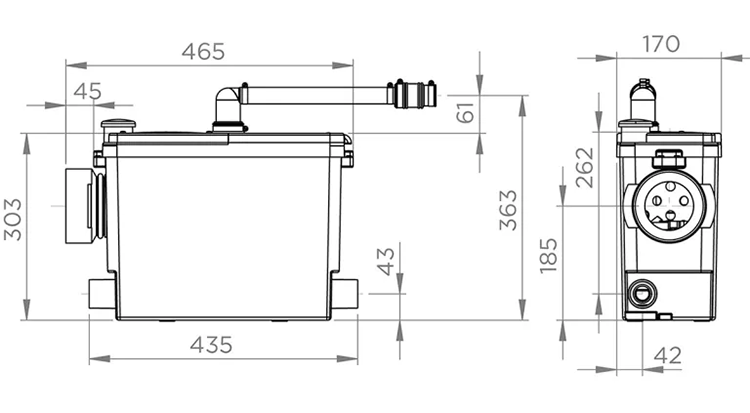 Saniflo Sanipack Pro UP