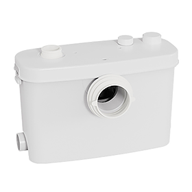 Sanitary Slimline Macerator Waste Pump System for Toilets, Basins, Showers + Baths