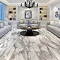 Sarzano Carrara Marble Effect Floor Tiles - 600 x 1200mm Large Image