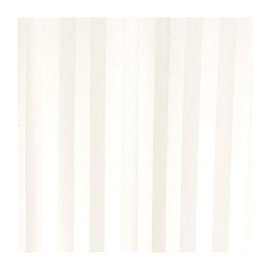 Satin Stripe Shower Curtain W1800 x H1800mm w/ 12 Curtain Rings - Cream - 69109 Medium Image
