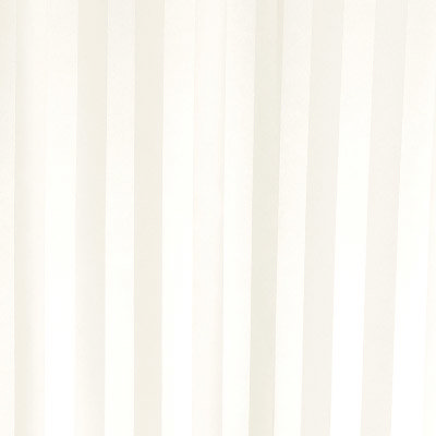 Satin Stripe Shower Curtain W1800 x H1800mm w/ 12 Curtain Rings - Cream - 69109 Large Image