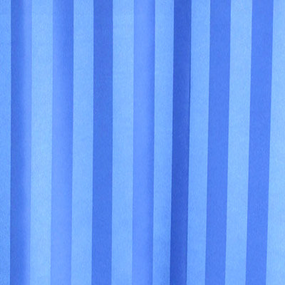 Satin Stripe Shower Curtain 1800 x 1800mm w/ 12 Curtain Rings - Blue - 69107 Large Image
