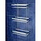 Satina Shower Storage Basket - Chrome 3 Tier (56590) Profile Large Image