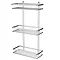 Satina Shower Storage Basket - Chrome 3 Tier (56590) Large Image