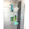 Euroshowers 3 Tier Hanging Shower Tidy - Chrome