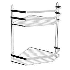 Euroshowers Bathroom Storage Basket Double Corner - 57500