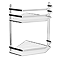 Euroshowers Bathroom Storage Basket Double Corner - 57500