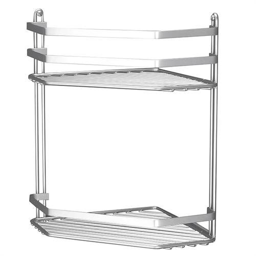 Satina Double Corner Storage Basket - 57590 at Victorian Plumbing UK