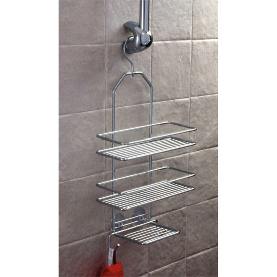 Satina Hanging Shower Shelf Unit 58390 at Victorian Plumbing UK