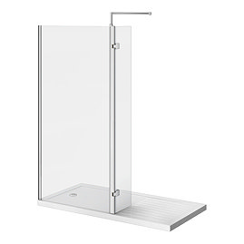 Nova 1400 x 900 Wet Room (800mm Screen, Return Panel + Tray) Large Image