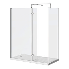 Nova 1700 x 800mm Wet Room (Inc. Screen, Side Panel + Return Panel with Tray) Large Image