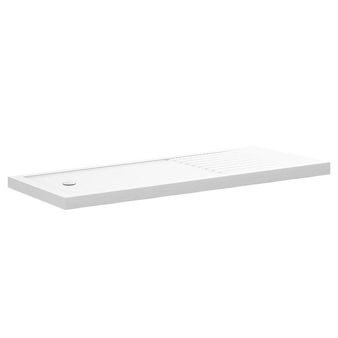 Aurora 1700 x 800mm Walk In Shower Tray With Drying Area  Feature Large Image