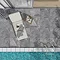 Savona Grey Outdoor Stone Effect Floor Tiles - 600 x 600mm Large Image