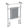 Savoy Light Grey Traditional Heated Towel Rail Radiator  Profile Large Image