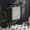Chatsworth Savoy Matt Black Traditional Heated Towel Rail Radiator