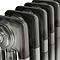 Savoy Raw Metal (Lacquered) Traditional Heated Towel Rail  Profile Large Image