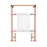 Savoy Rose Gold Traditional Heated Towel Rail Radiator  Feature Large Image