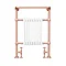 Savoy Rose Gold Traditional Heated Towel Rail Radiator  Feature Large Image