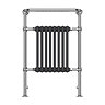 Savoy Traditional Heated Towel Rail Radiator (Chrome & Anthracite Grey)  Feature Large Image