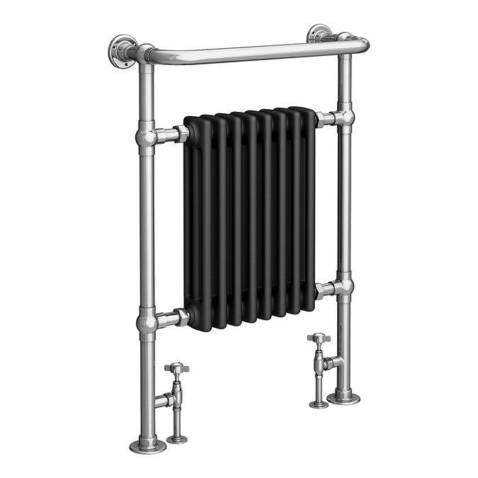 Chatsworth Savoy Traditional Heated Towel Rail Radiator (Chrome & Anthracite Grey)