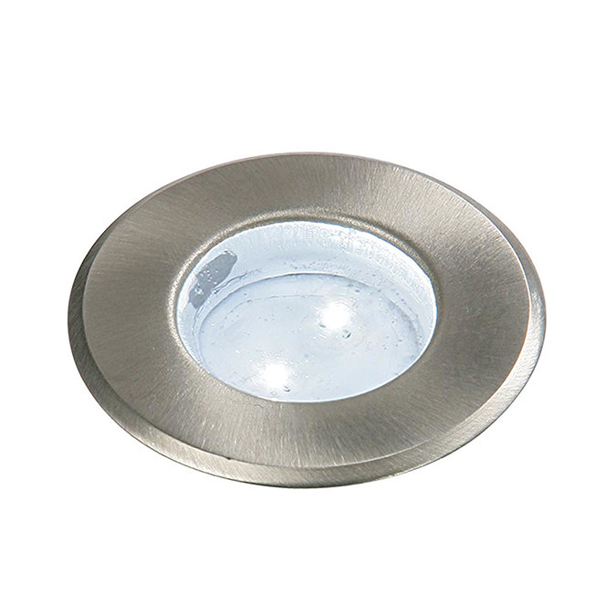 Saxby Corba Fixed IP68 0.15W Recessed LED Light - Brushed Stainless Steel Large Image
