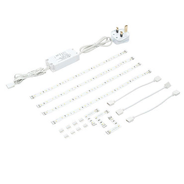 Saxby Flexline 1.2m Undercabinet Lighting Kit - Warm White Profile Large Image