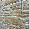 Sayan Beige Stone Effect Split Face Wall Tiles - 100 x 500mm