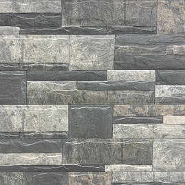 Sayan Graphite Stone Effect Split Face Wall Tiles - 100 x 500mm