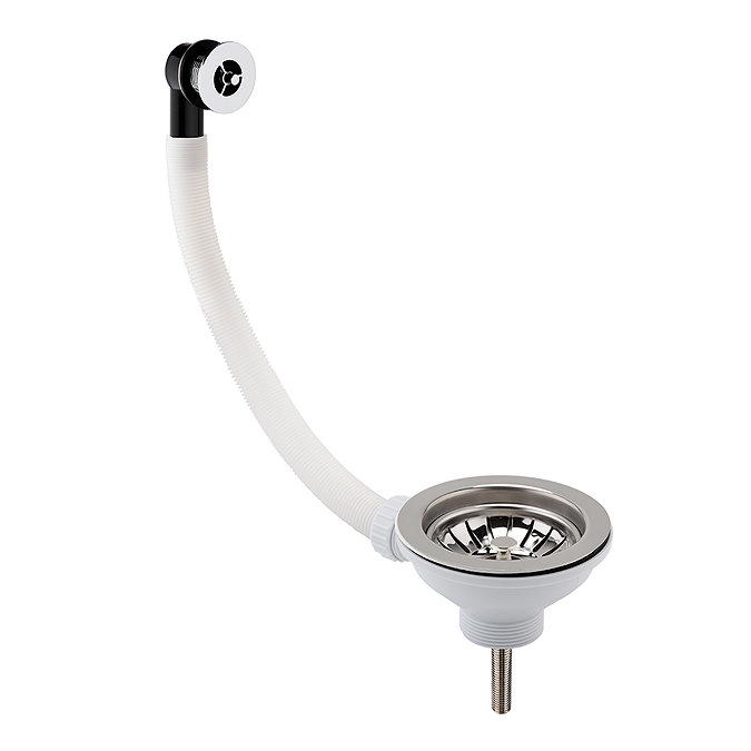 Schon Albro Obsidian Black 1.0 Bowl Left Hand Kitchen Sink with Waste