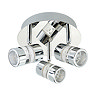 Searchlight Bubbles Chrome 3 LED Ceiling Spotlight with Acrylic Bubbles Effect - 4413CC  Profile Lar