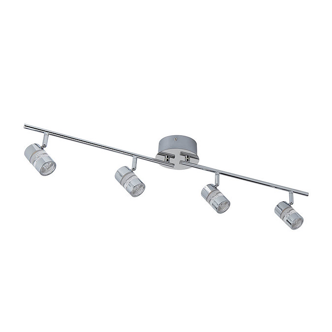 Searchlight Bubbles Chrome 4 LED Adjustable Bar Spotlight with Acrylic Bubbles Effect - 4414CC  Prof