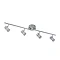 Searchlight Bubbles Chrome 4 LED Adjustable Bar Spotlight with Acrylic Bubbles Effect - 4414CC  Prof