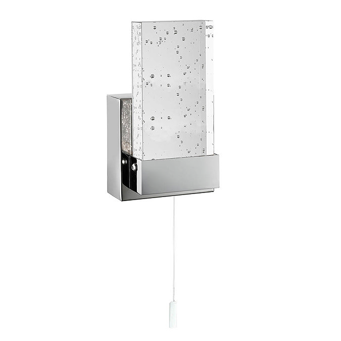 Searchlight Bubbles Chrome LED Wall Light - 4262CC Profile Large Image