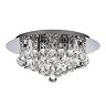 Searchlight Hanna Chrome 4 Light Semi-Flush with Clear Crystal Balls - 4404-4CC-LED Large Image