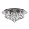 Searchlight Hanna Chrome 4 Light Semi-Flush with Clear Crystal Balls - 4404-4CC-LED Large Image