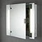 Searchlight Illuminated Bathroom Mirror Cabinet with Shaver Socket - 6560  Profile Large Image
