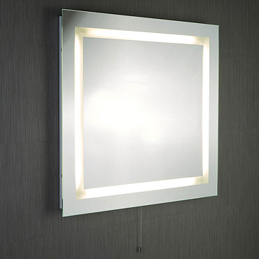Searchlight Illuminated Rectangular Mirror - 8510  Profile Large Image