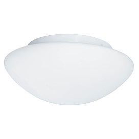 Searchlight IP44 White Flush Fitting with Opal Glass - 1910-23 Large Image