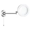 Searchlight IP44 Chrome Illuminated Adjustable Bathroom Mirror - 1456CC Large Image